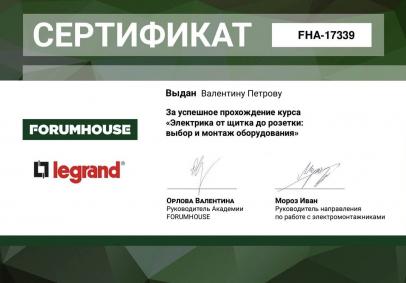 Сертификат 2