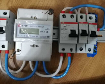  Установка дифавтомата