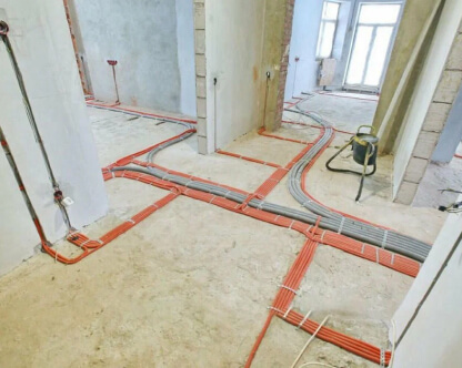  Замена проводки в трехкомнатной квартире