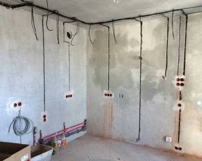  Замена проводки в двухкомнатной квартире