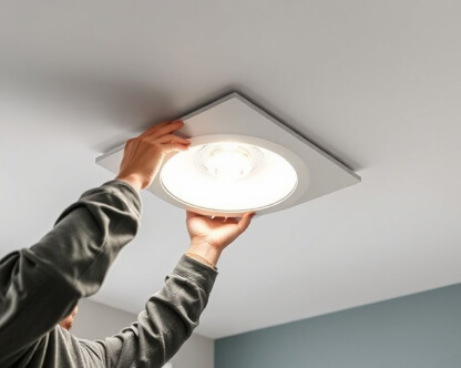  Замена светильников