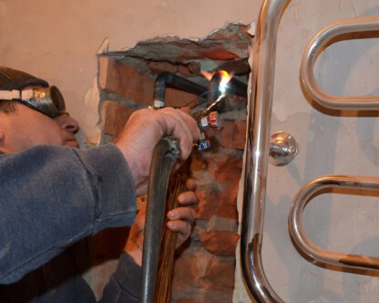  Демонтаж полотенцесушителя