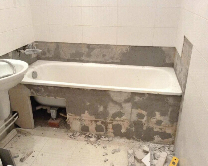  Демонтаж ванны