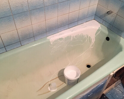  Покраска ванны