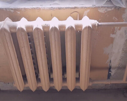  Поменять чугунные батареи