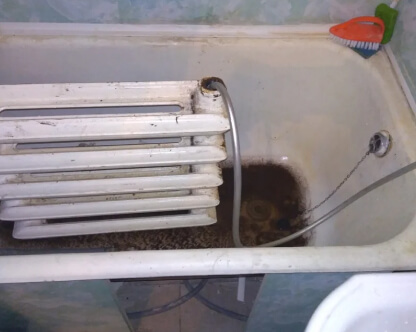  Прочистка чугунных батарей