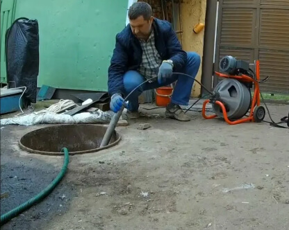  Прочистка канализации в частном доме