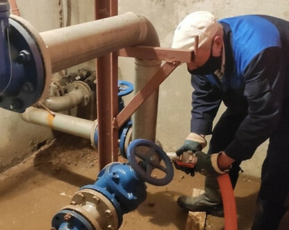  Промывка и дезинфекция трубопроводов водоснабжения