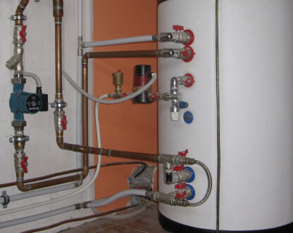  Установка бойлера косвенного нагрева