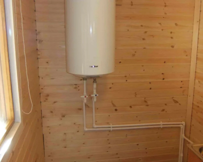  Установка водонагревателя на даче