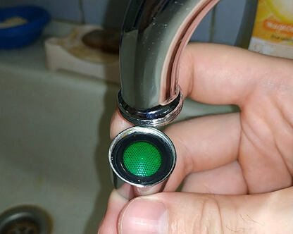  Замена аэратора в смесителе