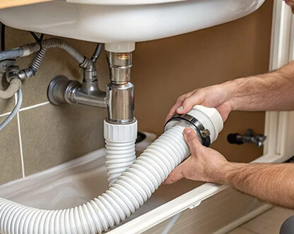  Замена сифона под раковиной