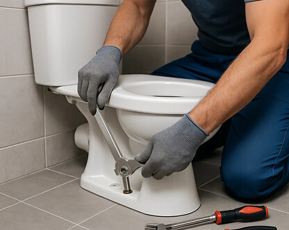  Замена унитаза