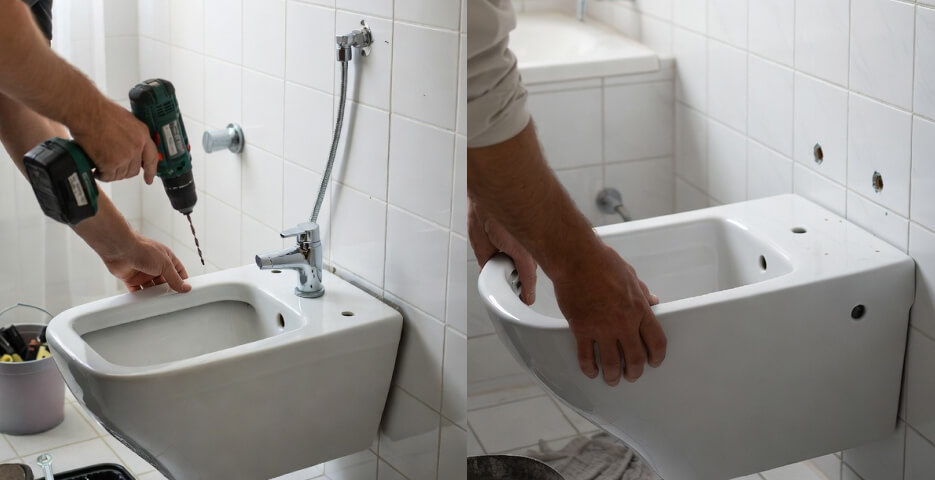 Демонтаж биде