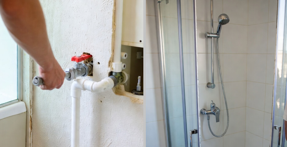 Демонтаж душевой кабины
