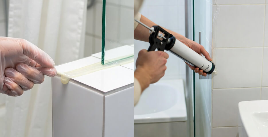 Герметизация душевой кабины