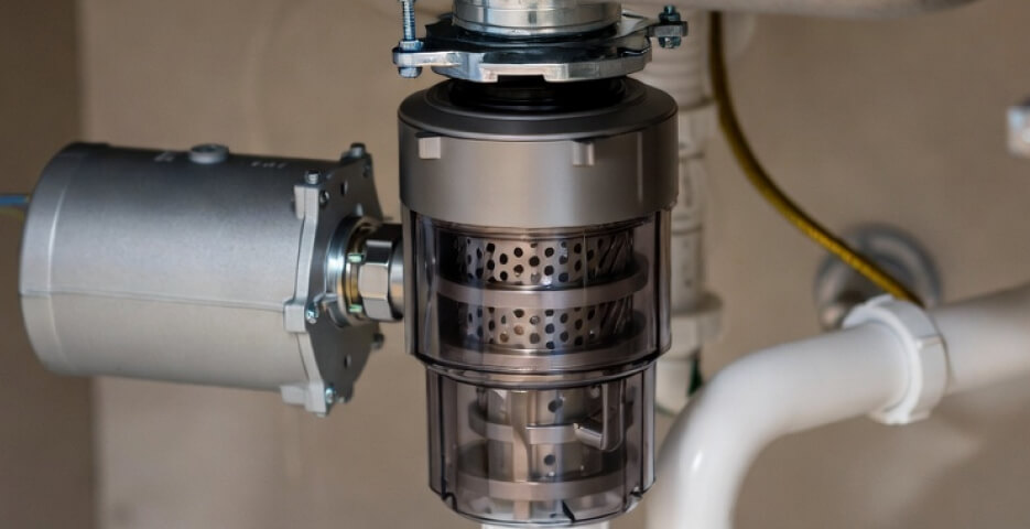 Ремонт измельчителя пищевых отходов для раковины