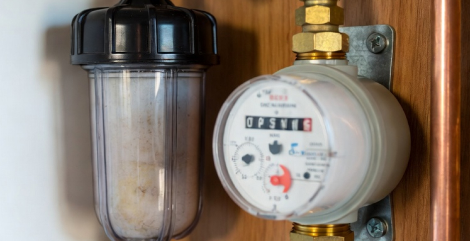 Установить счётчик воды