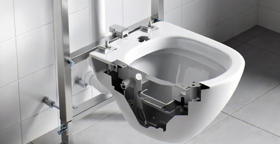 Установить унитаз Gustavsberg