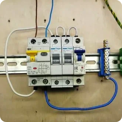 Подключение автомата