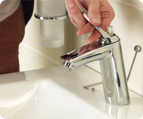 Ремонт крана смесителя Грое