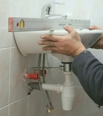 Монтаж накладной мойки с подводкой воды
